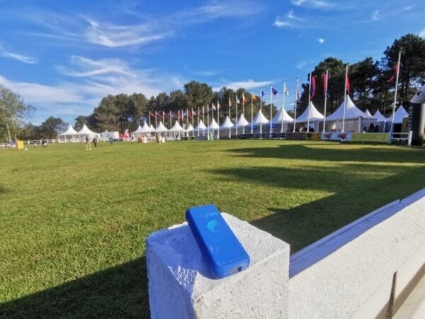 Le capteur EkyComfort lors du Concours Complet International d'équitation de Saumur